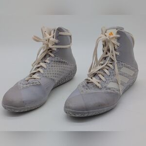 Adidas Wrestling Boots High-Top Mat Wizard 4 Sz 9.5 FU8168